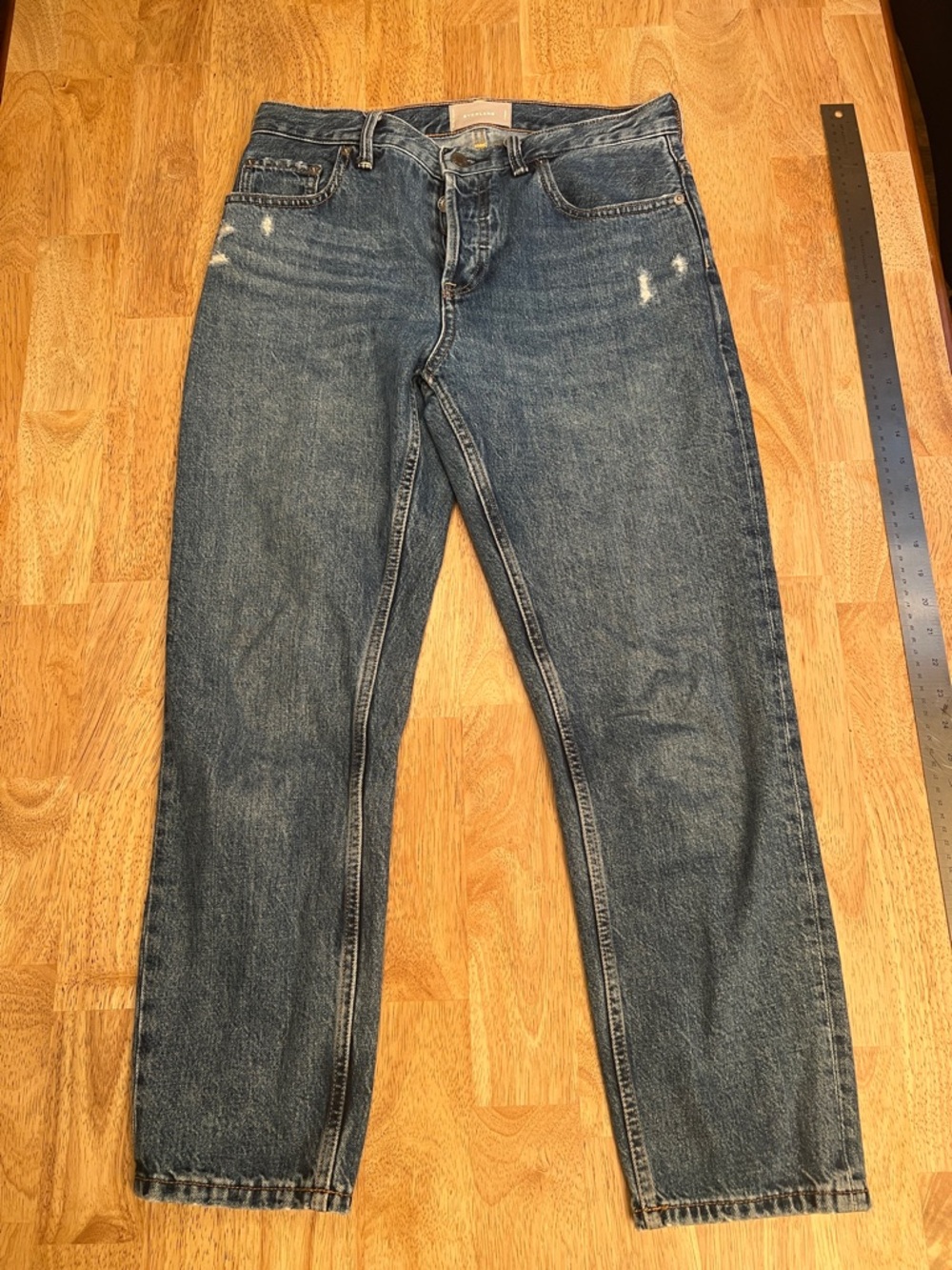 Everlane 100% Cotton O-S Boyfriend Jeans Size 27